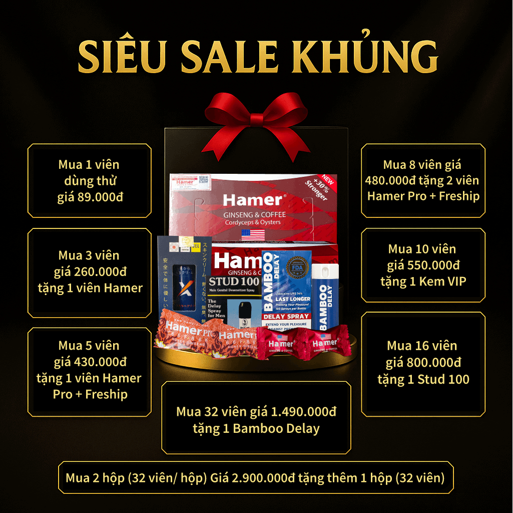 Kẹo ngậm Hamer chính hãng từ Mỹ - Kéo dài thời gian quan hệ lên 1h - Ảnh 6