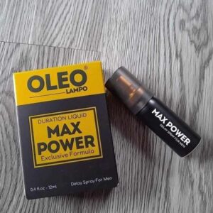 Oleo Lampo Max Power chai xịt tăng mỗi lần sử dụng dành cho nam giới, giúp kéo dài thời gian quan hệ, tăng khoái cảm, sản phẩm có thiết kế nhỏ gọn, dễ mang theo sử dụng mọi lúc mọi nơi.
