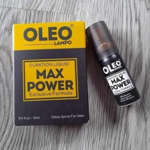 Oleo Lampa Max Power gel chống xuất tinh sớm cho nam giới, giúp kéo dài thời gian quan hệ và cải thiện hiệu suất tình dục hiệu quả.