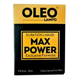 Oleo Lampo Max Power dung dịch kéo dài thời gian, sản phẩm hỗ trợ nam giới tăng cường sinh lý, duy trì cơ hội thăng hoa cao hơn, nội dung phù hợp cho đồ chơi người lớn 18+.