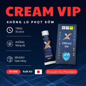 Giá trị thứ hai (alt text): Kem bôi xếp hạng VIP giúp cải thiện hiệu suất và nâng cao trải nghiệm tình dục, không gây nóng rát và dễ sử dụng, phù hợp cho nam giới.