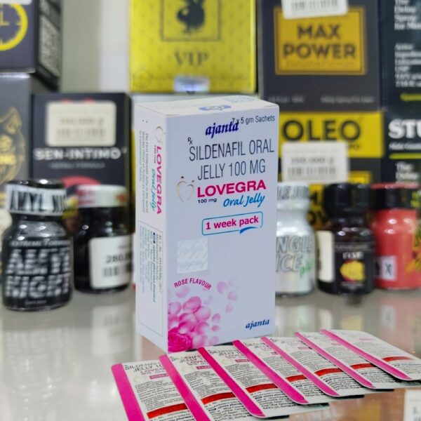 Lovegra Oral Jelly 100mg (Hộp 7 Gói)  – Hỗ trợ sinh lý nữ, tăng khoái cảm, cải thiện khô hạn