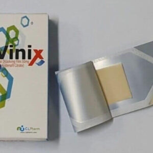 Vinx hộp thuốc đặt dành cho phụ nữ, hình ảnh thể hiện thuốc đặt bên trong hộp màu bạc, dùng để hỗ trợ sức khỏe sinh lý nữ giới, phù hợp cho người trưởng thành tìm kiếm đồ chơi người lớn 18.